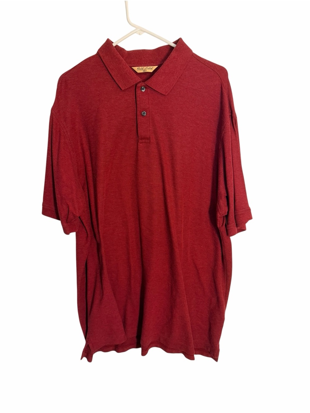 Men's Red Short-Sleeve Polo Shirt - Casual Essential